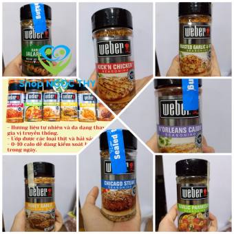 Gia vị ướp/nêm ăn kiêng Weber date xa HÀNG Mỹ CAO CẤP THƠM NGON