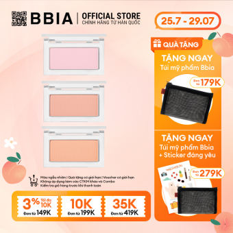 Phấn má hồng Bbia Ready To Wear Powder Cheek (Apricot Edition)