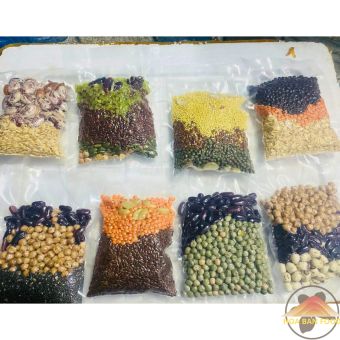 Set hạt làm sữa, nấu cháo, ăn dặm cho bé HOA BAN FOOD (8 túi 1,4kg). Set hạt dinh dưỡng hữu cơ organic mix sẵn nấu sữa hạt, cháo, chè