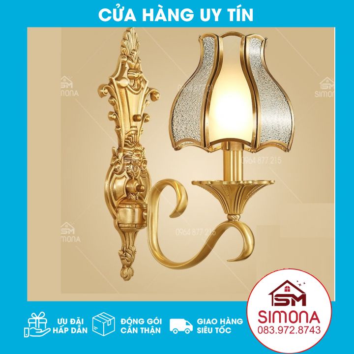 Đèn treo tường, đèn treo bằng đồng gắn tường bằng đồng nguyên chất simonalighting dtd1009