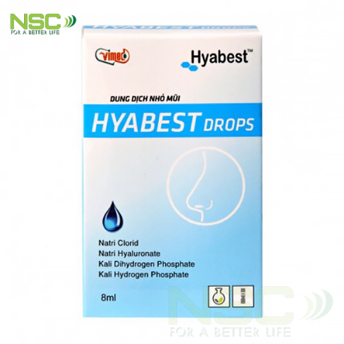 Dung dịch nhỏ mũi hyabest 8ml