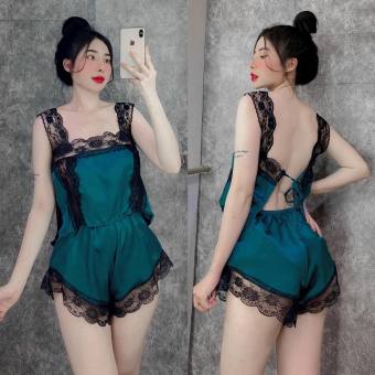 đồ ngủ hai dây dễ thương cute đồ mặc nhà, đồ ngu sexy đồ ngủ bộ đồ lót có mút ngực, đồ ngủ sexy