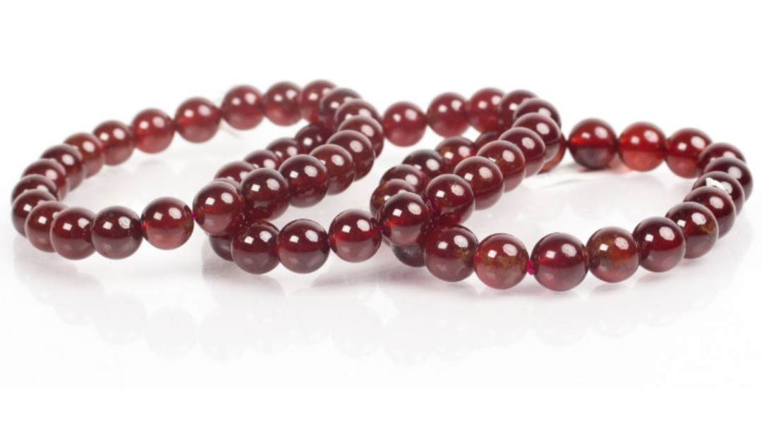 [HCM]Vòng tay đá Garnet - Ngọc hồng lựu 9.2 li tuyệt đẹp, đã kiểm định, ảnh thực tế - xưởng buôn đá phong thủy Huỳnh Đào