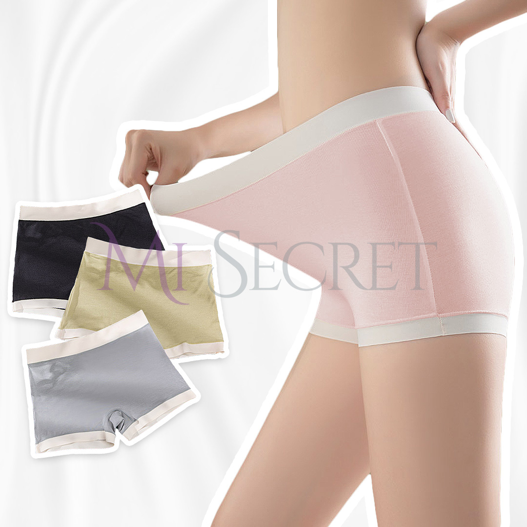 65-100kg Girls Plus Size Panties Women Boxers Premium Quality Cotton Underwear  Large Size Boyshorts Ready Stock in Malaysia