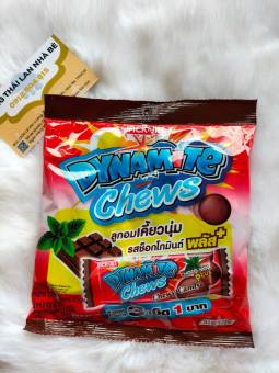 Kẹo 3 viên socola bạc hà Dynamite Chews Thái Lan gói 125g