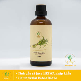 Tinh dầu sả Java 100ML nguyên chất thương hiệu HEIWA nhập khẩu Ấn Độ