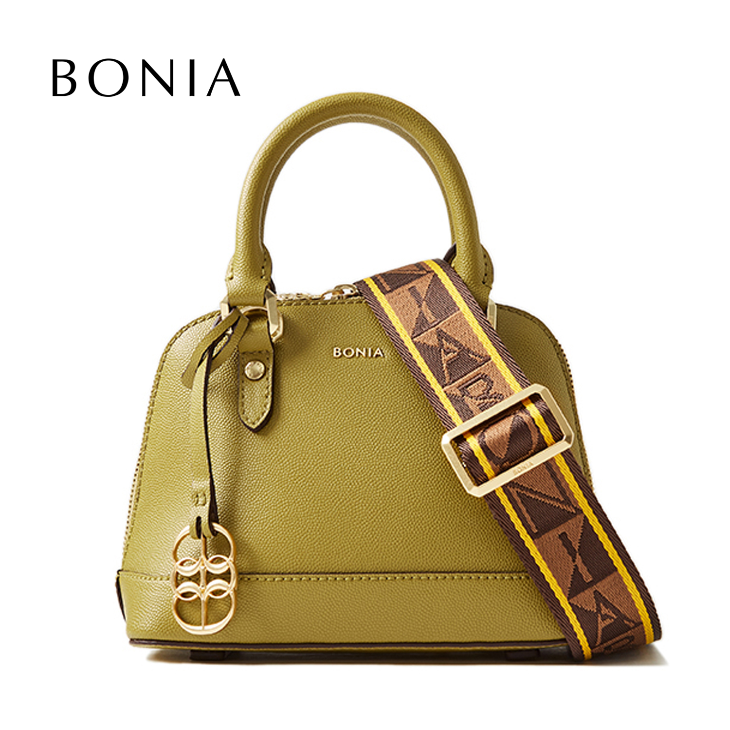 BONIA Limited Edition Distress Multicolor Leather Large Handbag NEW