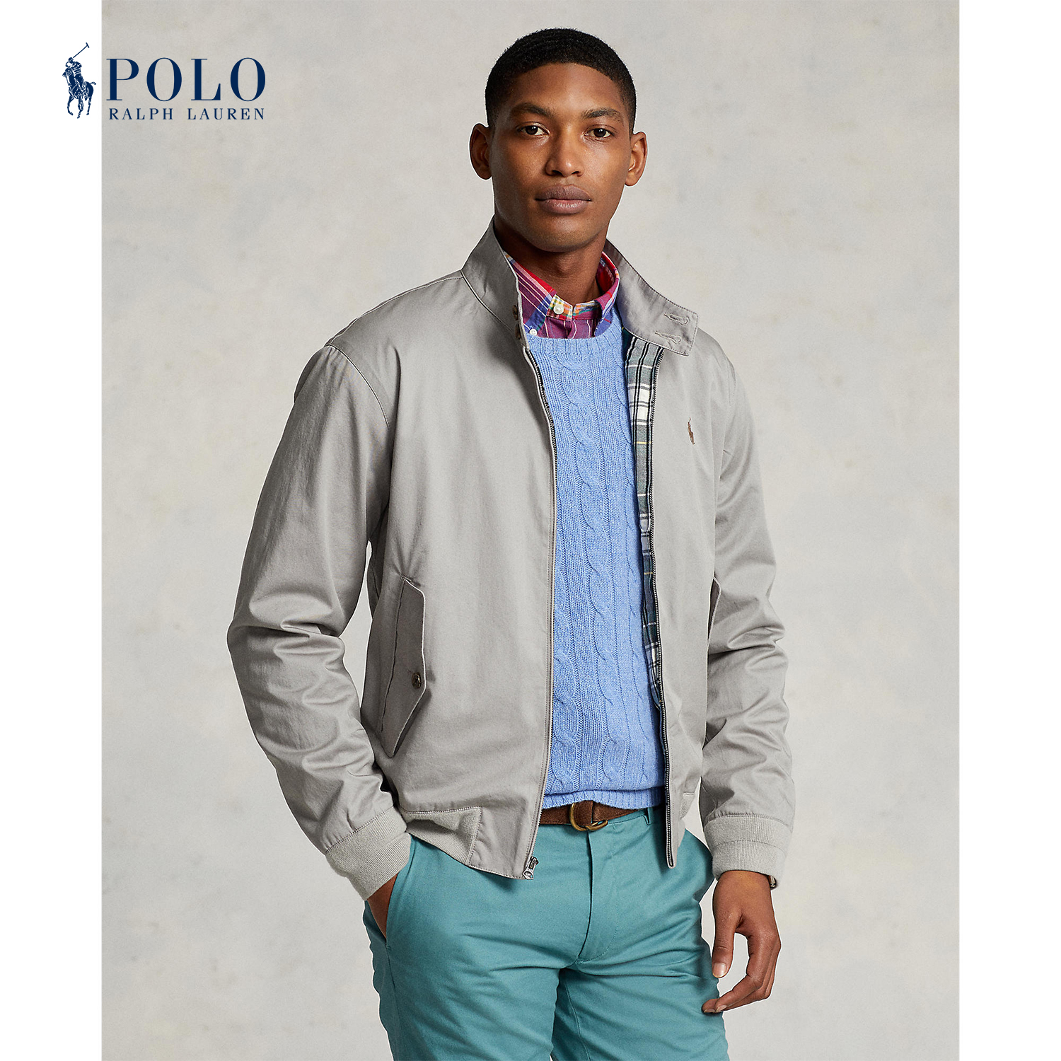 Polo Ralph Lauren Men Cotton Twill Jacket (Carson Blue)
