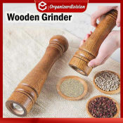 Wooden Pepper Grinder by  - Salt & Spice Grinding