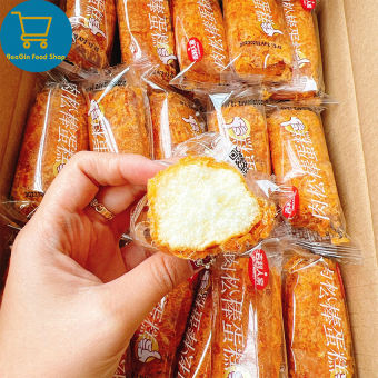 Thùng 1kg Bánh Ruốc Que Like, Bánh Bông Lan Chà Bông B104 - BeeGinFood Shop