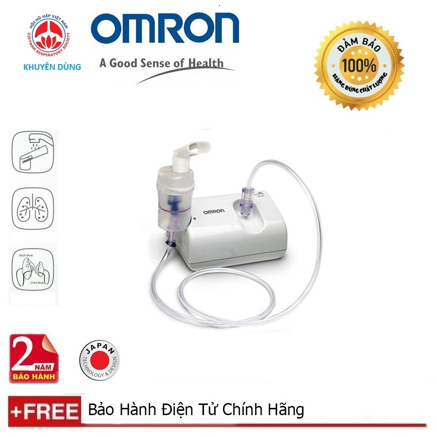 Máy xông mũi họng omron c801 - bảo hành 24 tháng