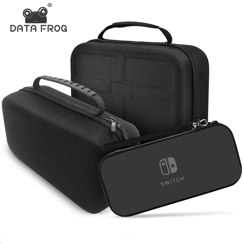 DATA FROG Carrying Storage Case For Nintendo Switch EVA Protective Bag For NS Switch Console Portable Waterproof Hard Cover For NS Accessories