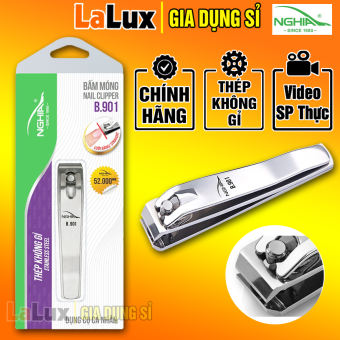 Bấm Móng Tay Hàng CHÍNH HÃNG KỀM NGHĨA - Kềm Cắt Móng Thép Không Rỉ - Cắt Móng Tay Có Thiết Kế Nhỏ Gọn