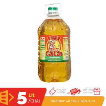 Chai 5L dầu ăn thực vật tinh luyện