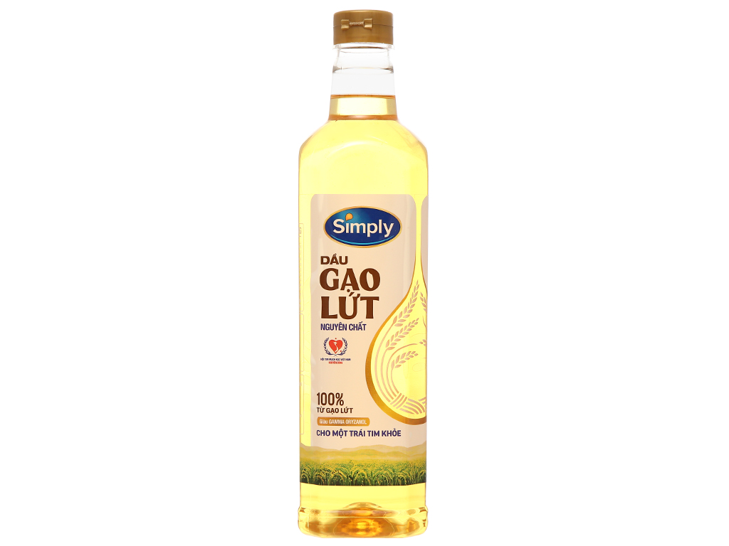 Thanh hoá - dầu gạo simply chai 1l