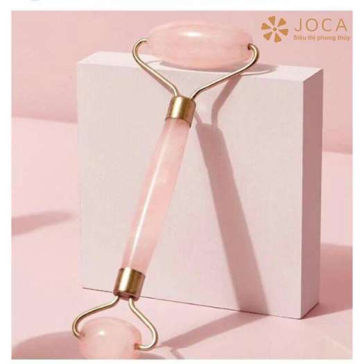 Cây Lăn Massage Mặt Đá Thạch Anh Hồng Thiên Nhiên