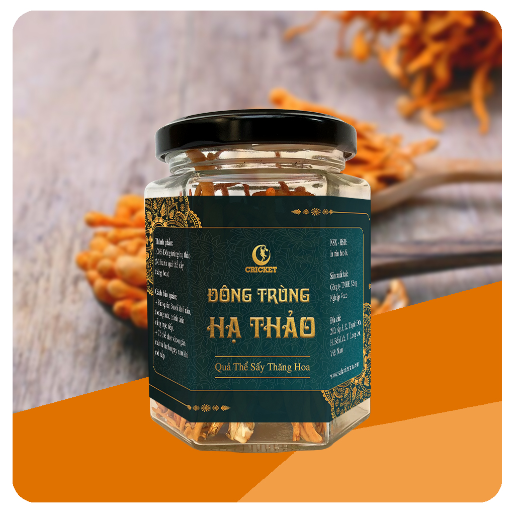 Đông trùng hạ thảo sấy khô thượng hạng - bồi bổ cơ thể tăng cường sức đề kháng