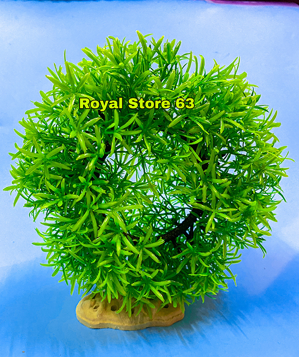 Rong cây giả vòng tròn trang trí bể cá, tiểu cảnh