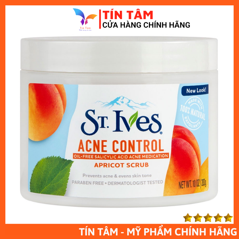 Tẩy tế bào chết St.Ives Apricot Scrub hương mơ 283g