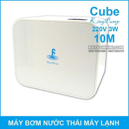 Máy Bơm Nước Thải Máy Lạnh Điều Hoà 220V 3W 10M Cube Kingpump Cao Cấp