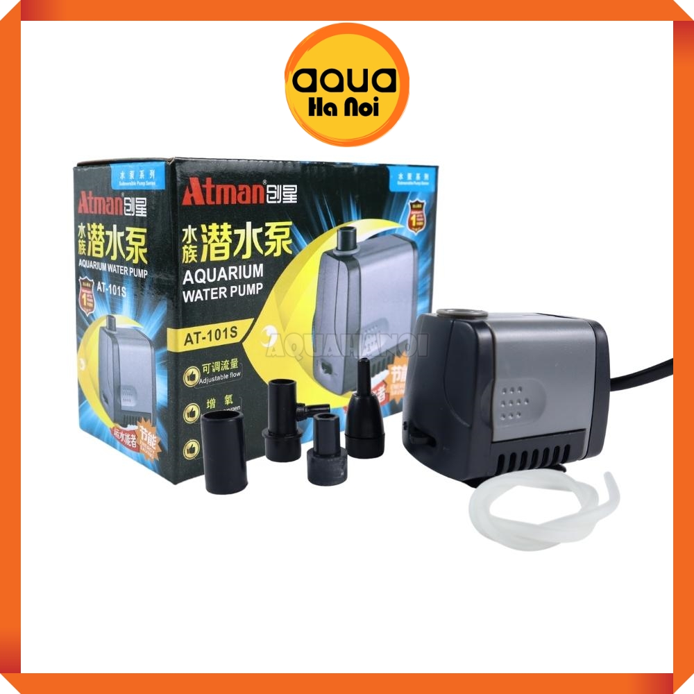 Máy bơm bể cá Atman AT 101s,102s,103s,104s,105s,106s,107s - Máy bơm nước hồ cá thủy sinh siêu êm