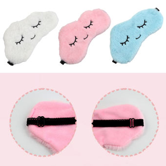 Mặt Nạ Mắt Mềm Bịt Mắt Mặt Nạ Mắt Hoạt Hình Đám Mây Bằng Vải Nhung Lông Siêu Mềm Miếng Dán Mắt Lông Mi Dễ Thương Miếng Dán Mắt Hỗ Trợ Giấc Ngủ Quà Tặng/YIDA