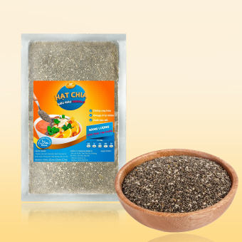 Hạt Chia Đen Peru/Agentina Nhập Khẩu Đóng Gói 500gr -  Be Fresco VN