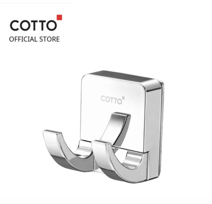 COTTO ชุดขอแขวนผ้าคู่แม่เหล็กพร้อมฐาน รุ่น CT0313(HM) แมกนีโต (ไม่ต้องเจาะ) ใช้แม่เหล็กติดผนังคุณภาพดี พร้อมประกันฟรี 1 ปี ราคา 650 บาท*ส่งฟรี