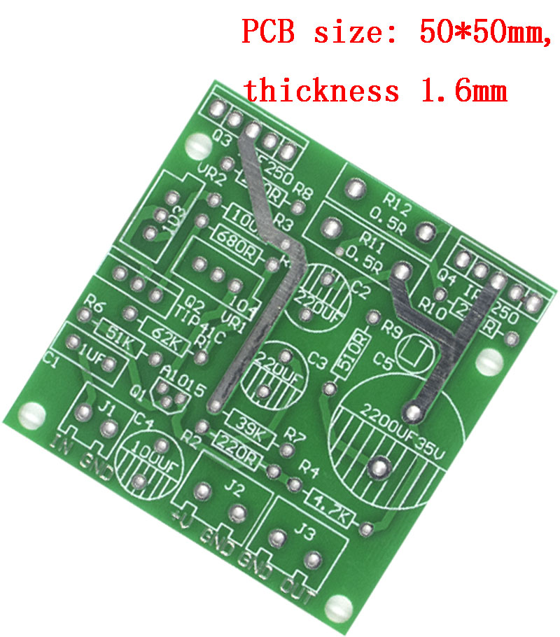 Bảng mạch khuếch đại công suất 1969m bảng mạch đơn mono pcb bảng hiệu ứng trường