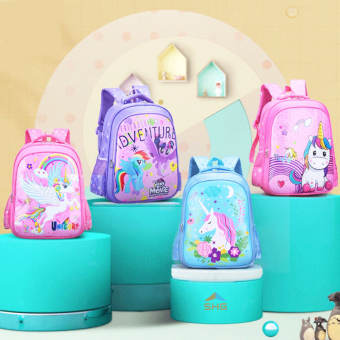 BALO HỌC SINH TIỂU HỌC 2 NGĂN LỚN PONY ELSA KITTY CHO BÉ GÁINGỘ NGHỈNHDỂ THƯƠNG