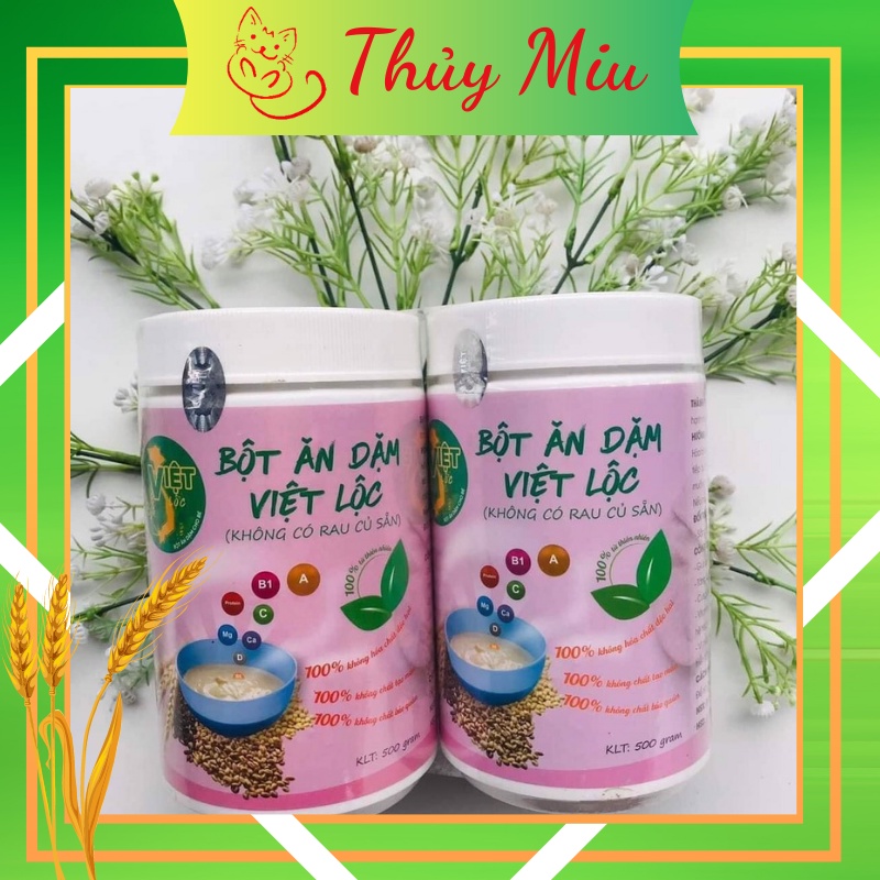 Bột ăn dặm Việt Lộc cho bé từ 4 tháng trở lên