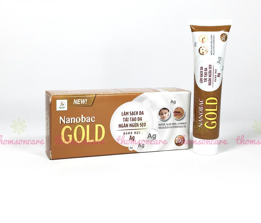 Kem bôi thủy đậu, kiến ba khoang, côn trùng cắn, zona từ nano bạc và thảo dược - Nano Subac Gold tuýp 20g