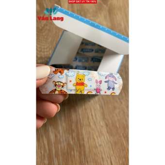 120 miếng Ơ gâu, urgo hoạt hình chống nước, băng keo, băng gâu cá nhân,