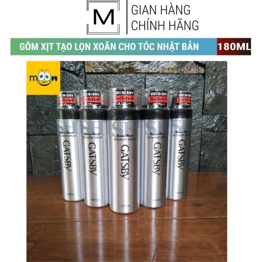 Gôm, keo xịt tóc Gatsby Nhật Bản siêu giữ nếp, tạo lọn xoăn cho nam nữ không bết dính, không vẩy trắng