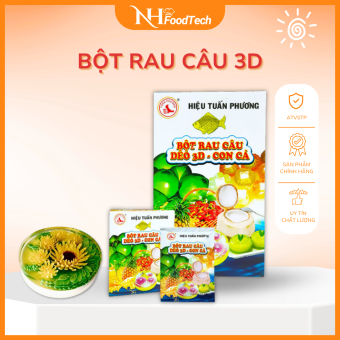 Bột rau câu con cá dẻo 15gr - chuyên dùng làm thạch dẻo, thạch 3D