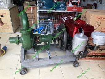 MÁY BƠM HÚT CÁT BÙN THẢI HỐ GA LẮP ĐẦU NỔ DIEZEL 30HP