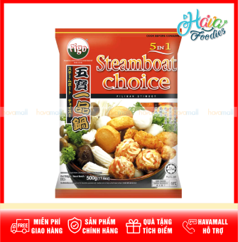Combo Viên Thả Lẩu 5 Trong 1 FIGO 500g – Steamboat 5 In 1