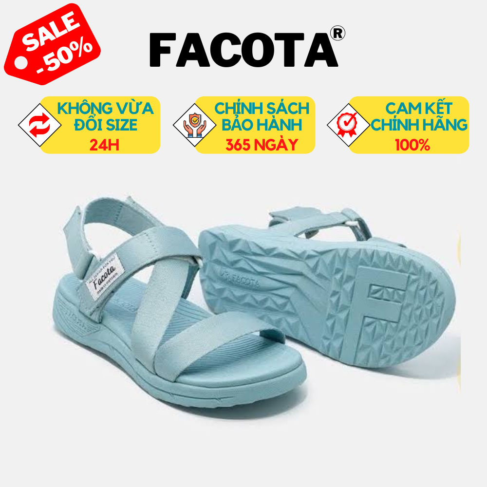 [FACOTA CHÍNH HÃNG] Giày Dép Sandals Facota Nữ Xanh NN06 - Sandal Êm Nhẹ Đẹp