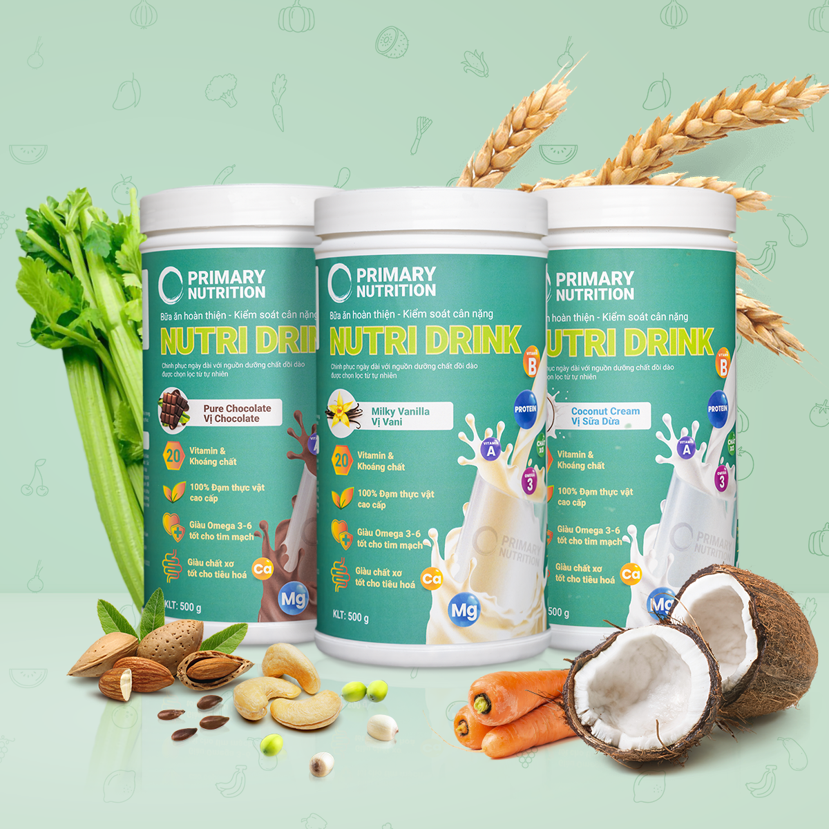 Thức uống dinh dưỡng Primary Nutri Drink - Thay thế bữa ăn mỗi ngày