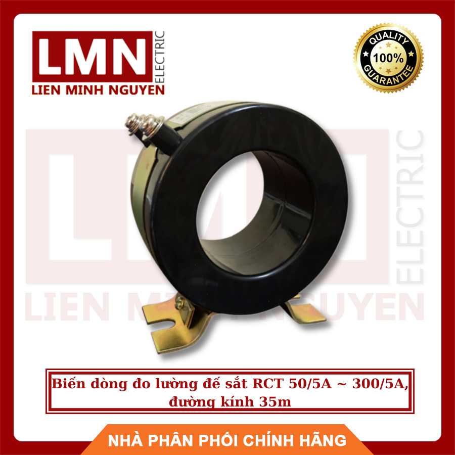 Biến dòng đo lường đế sắt rct 50/5a ~ 300/5a, đường kính 35m