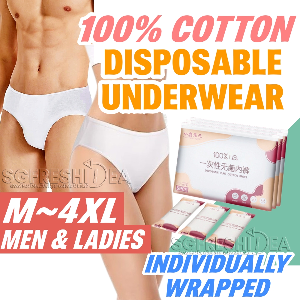 Disposable Cotton Briefs Men - Best Price in Singapore - Jan 2024