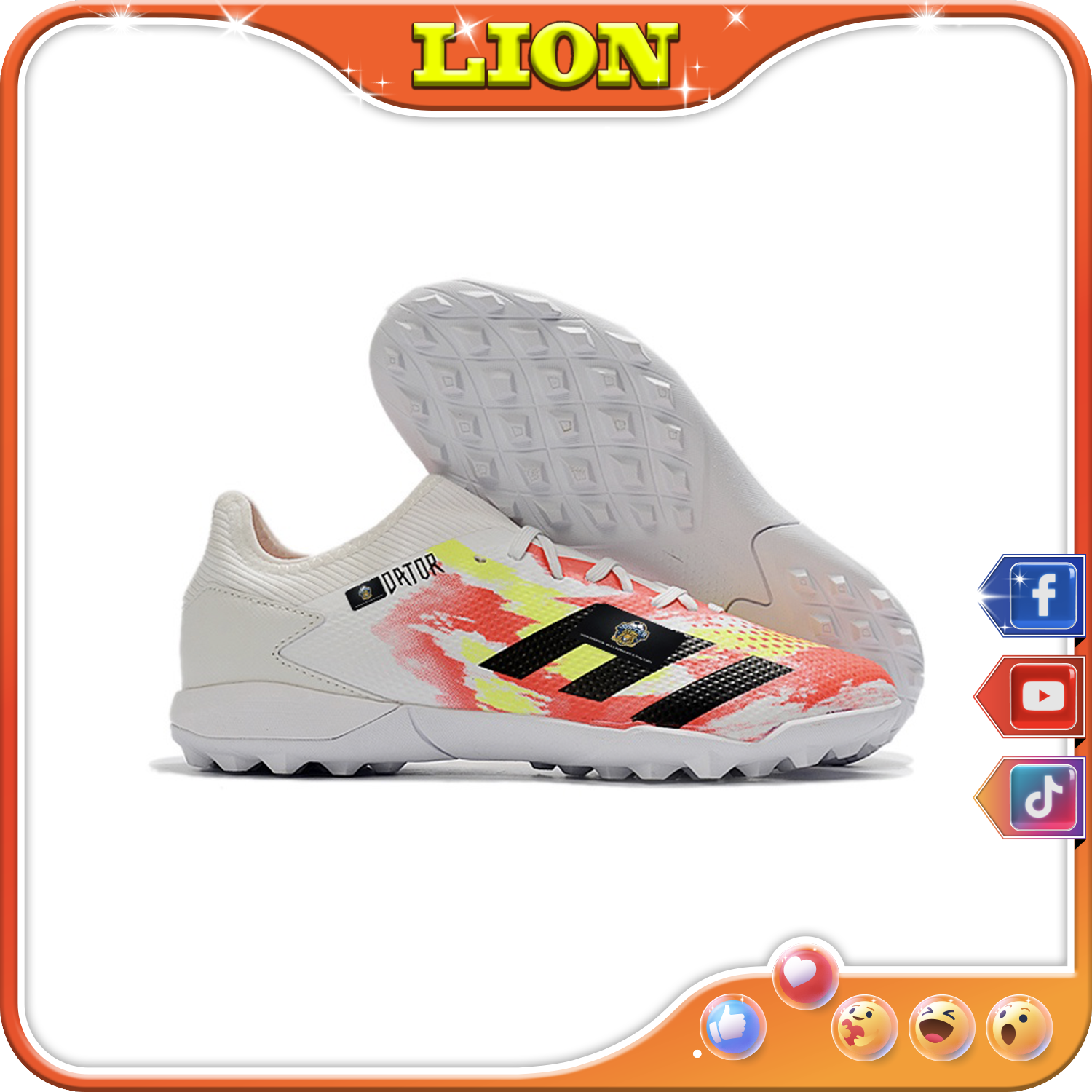 Giày bóng đá sân cỏ nhân tạo predator 20.3 l pro tf lion sport