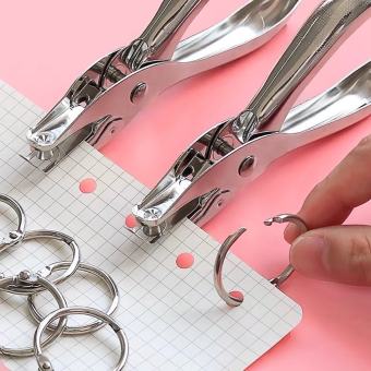 Kìm Bấm Lỗ Giấy Đơn Sổ Còng, Dụng Cụ Bấm Lỗ Tròn Trên Giấy Tiện Dụng