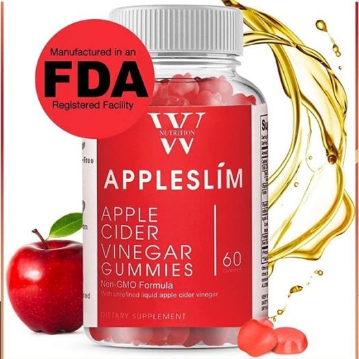 Kẹo giấm táo giảm cân, đẹp dáng Apple Slim