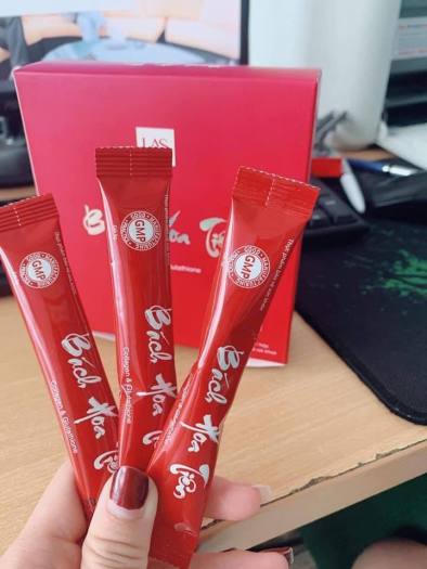 bách hoa tiên Las Beauty cốm uống collagen đẹp da hộp 20 gói