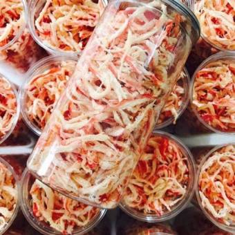 KHÔ MỰC XÉ HẤP NƯỚC DỪA SIU NGON 300GR