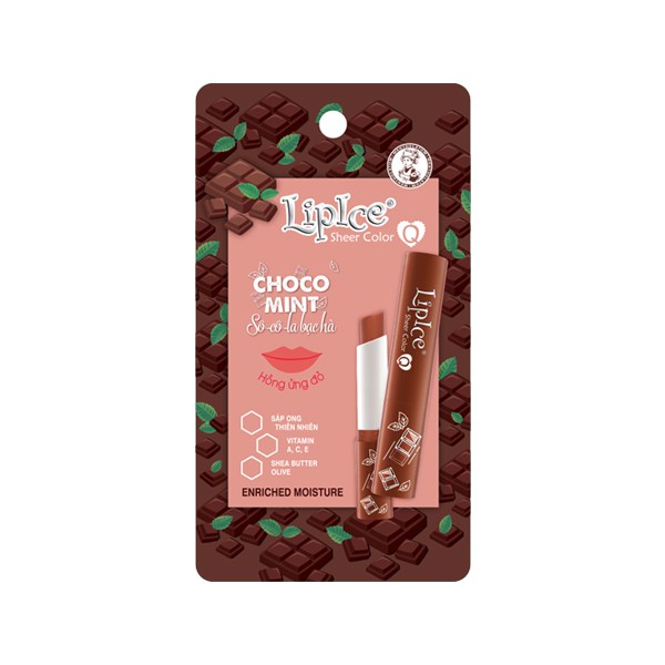 Son Dưỡng Môi Có Màu Lipice Sheer Color Choco Mint - Hương Chocola