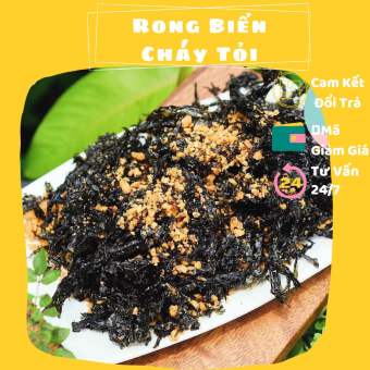 Snack Rong Biển Cháy Tỏi Ớt 100gr - Shop Mẹ Bắp [Hàng Chuẩn Nhà Làm]