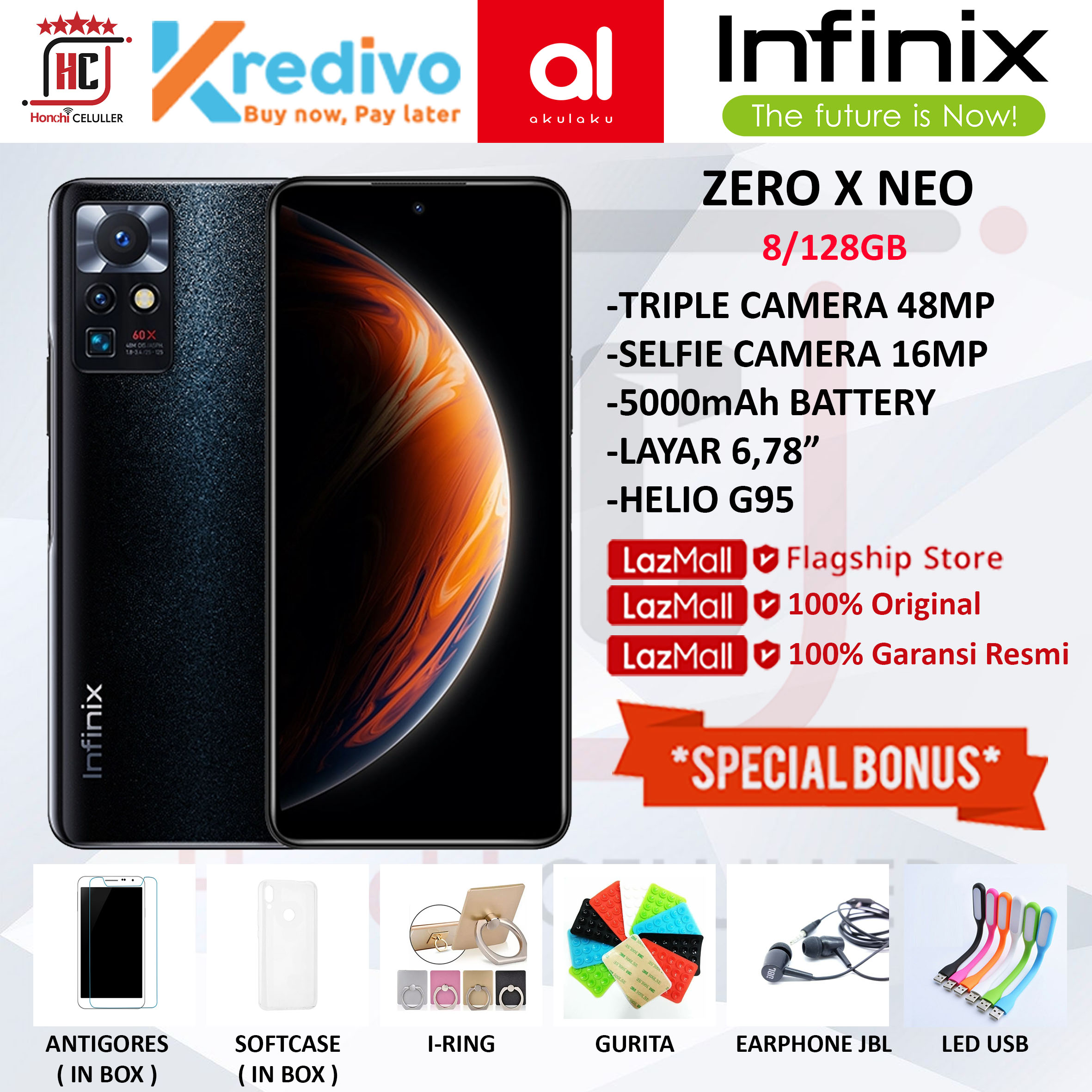 INFINIX ZERO X NEO RAM 8GB ROM 128GB 8/128GB GARANSI RESMI INFINIX INDONESIA Harga  3,299,000 Ringgit*Penghantaran Percuma