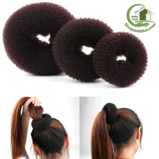 Dây thun cột tóc bản lớn - dây len buộc tóc nhiều màu - dây thun lớn búi tóc - giao màu ngẫu nhiên